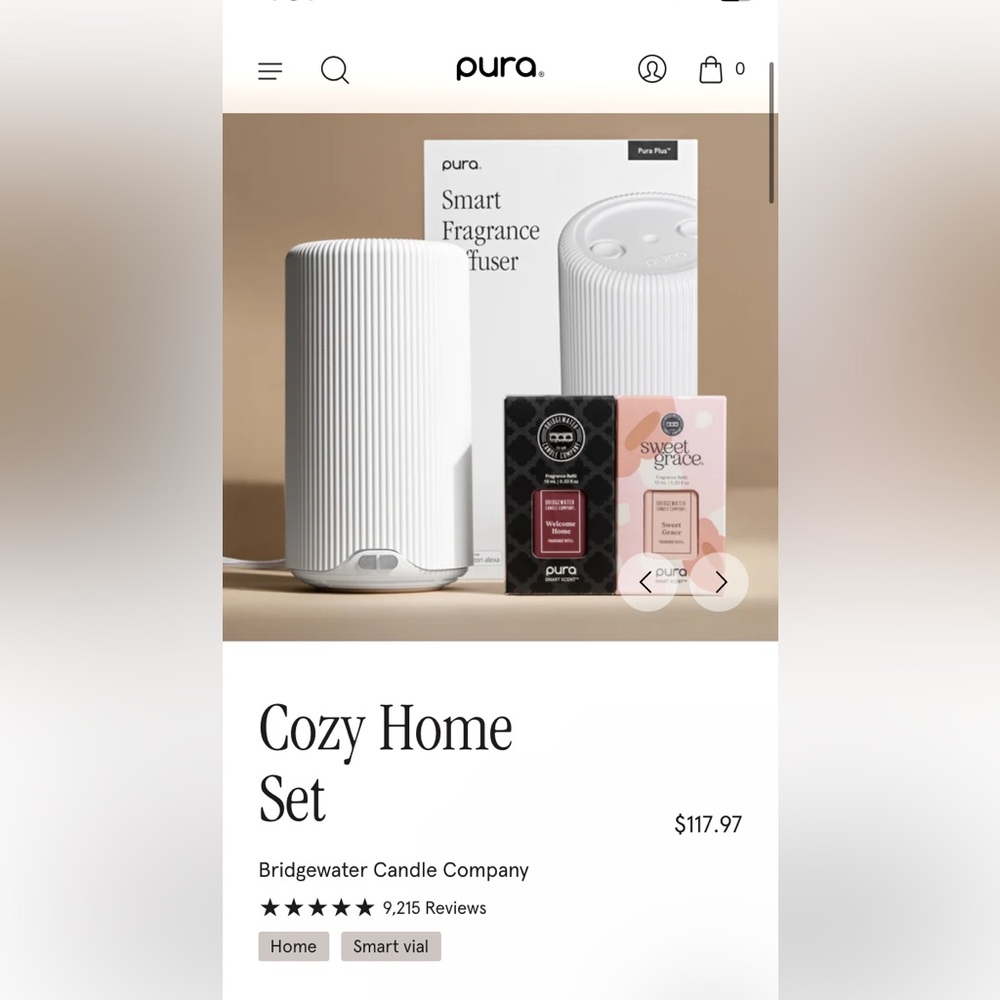 Smart Pura system with 2 fragrances